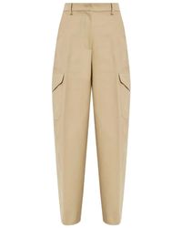 Givenchy - Cotton And Wool Cocoon Trousers With Pockets Clothing - Lyst