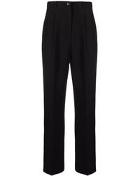 Tory Burch - Pleat-Detail Four-Pocket Tailored Trousers - Lyst