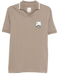 Emporio Armani - V-Neck Polo Shirt - Lyst