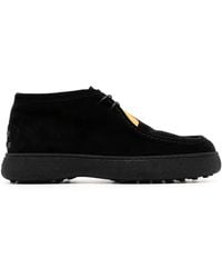 Tod's - Ankle Leather Boots - Lyst