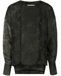 Uma Wang - Patterned-Jacquard Shirt - Lyst