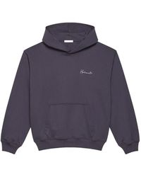 Helmut Lang - Sudadera Con Capucha Y Logo Bordado - Lyst