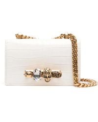 McQueen - Mini Jewelled Satchel - Lyst
