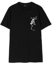 PS by Paul Smith - Skeleton-print Organic Cotton T-shirt - Lyst