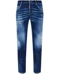 DSquared² - Vaqueros Skinny Con Efecto Desgastado - Lyst