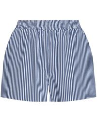 The Mannei - Nord Striped Mini Shorts - Lyst