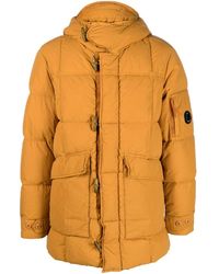 C.P. Company - Quilted Hooded Down Jacket - Lyst