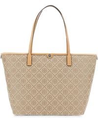 Tory Burch - Bolso Shopper Grande Con Monograma T - Lyst