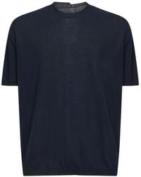 Uma Wang - Wool And Silk Crepe Crewneck Sweater - Lyst