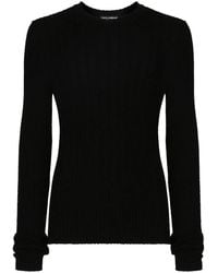 Dolce & Gabbana - Crew-Neck Ribbed Jumper - Lyst