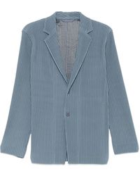 Homme Plissé Issey Miyake - Blazer Met Enkele Rij Knopen - Lyst