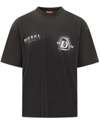 DIESEL - T-Boggy-V6 Graphic-Print T-Shirt - Lyst