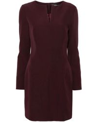 FEDERICA TOSI - V-Neck Mini Dress - Lyst