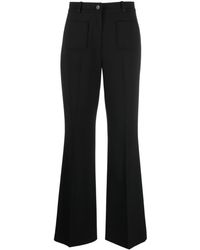 Claudie Pierlot - High-waisted Flared Pants - Lyst