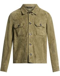 Tom Ford - Panelled Suede Shirt Jacket - Lyst