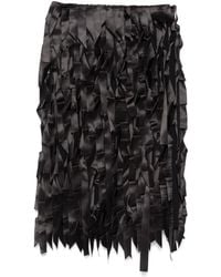 Prada - Jupe À Détail De Ruban - Lyst