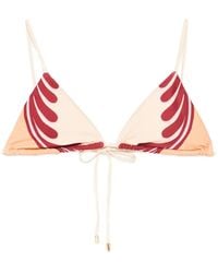 FARM Rio - Triangel Bikinitop - Lyst