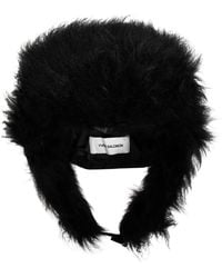Yves Salomon - Fur-Trim Ear Hat - Lyst