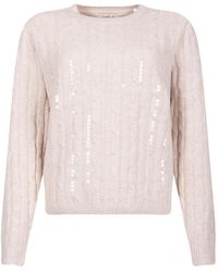 Rene' Derhy - Sweat En Maille Torsadée À Sequins Nairobi - Lyst