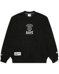 Aape By A Bathing Ape - Moonface Logo Camo Crew Neck Sweatshirt - Lyst