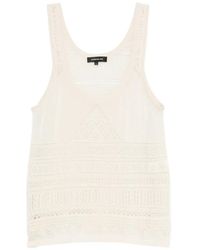 Barbara Bui - Openwork Tank Top - Lyst