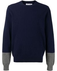Comme des Garçons - Colour-block Crew Neck Sweater - Lyst