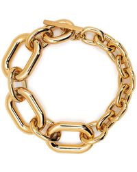 Rabanne - Xl Link Choker Necklace Gold - Lyst