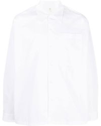 OAMC - Cuban-collar Long-sleeve Shirt - Lyst