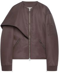 Courreges - Nylon Knot Bomber Jacket - Lyst