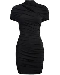 Balmain - Robe De Corps En Jersey Drapé - Lyst