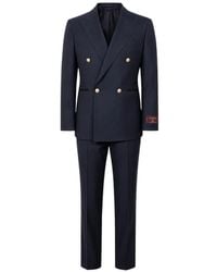 Franzese Collection - Double-Breasted Wool Suit - Lyst