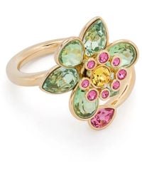 Swarovski - Idyllia offener ring, verschiedene schliffe, blume - Lyst