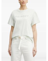 Twinset - Logo-Embellishment T-Shirt - Lyst