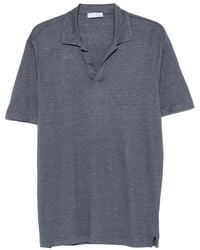 Gran Sasso - Short-Sleeve V-Neck Linen T-Shirt - Lyst