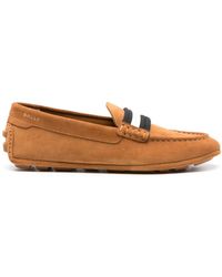 Bally - Kansan Suede Loafers - Lyst