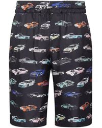 Philipp Plein - Cool Kid Cars Racing Shorts - Lyst