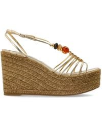 Jimmy Choo - Lemi Wedge 50 Sandals - Lyst