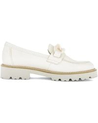 Gabor - Chain-Link Leather Loafers - Lyst