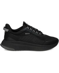 BOSS - Ttnm Evo Trainers With Suede Trims - Lyst