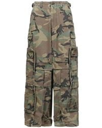 Vetements - Vaqueros Cargo Con Motivo Militar - Lyst