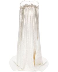 Oscar de la Renta Flared Avondjurk - Metallic