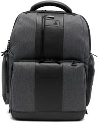 Piquadro - Sac À Dos À Fermeture Zippée - Lyst