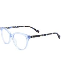 Kate Spade - Tortoiseshell-Effect Cat-Eye Glasses - Lyst