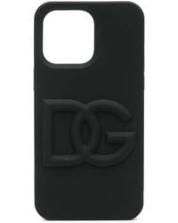 Dolce & Gabbana - Logo-embossed Iphone 14 Pro Max Phone Cover - Lyst