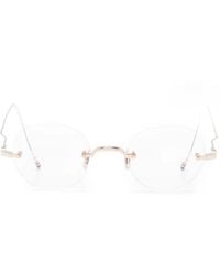 Thom Browne - Round-Frames Rimless Glasses - Lyst