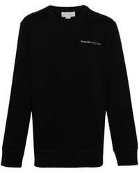 Alexander McQueen - Logo-embroidered Cotton Sweatshirt - Lyst