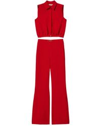 Twinset - Sleeveless Shirt-Style Jumpsuit - Lyst