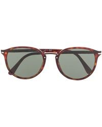 Persol - Round Frame Sunglasses - Lyst