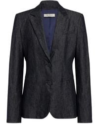 Dondup - Single-Breasted Denim Blazer - Lyst