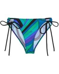 PUCCI - Iride-Print Lycra Bikini Bottoms - Lyst